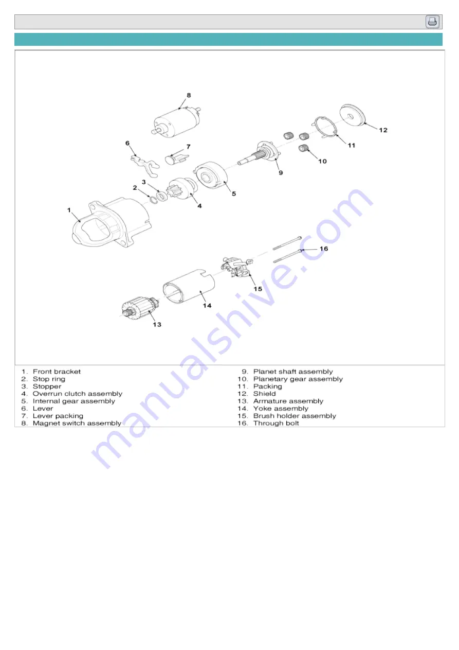 Kia Carnival 2007 Workshop Manual Download Page 179