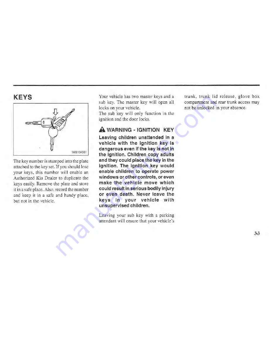 Kia Magentis 2002 Owner'S Manual Download Page 12