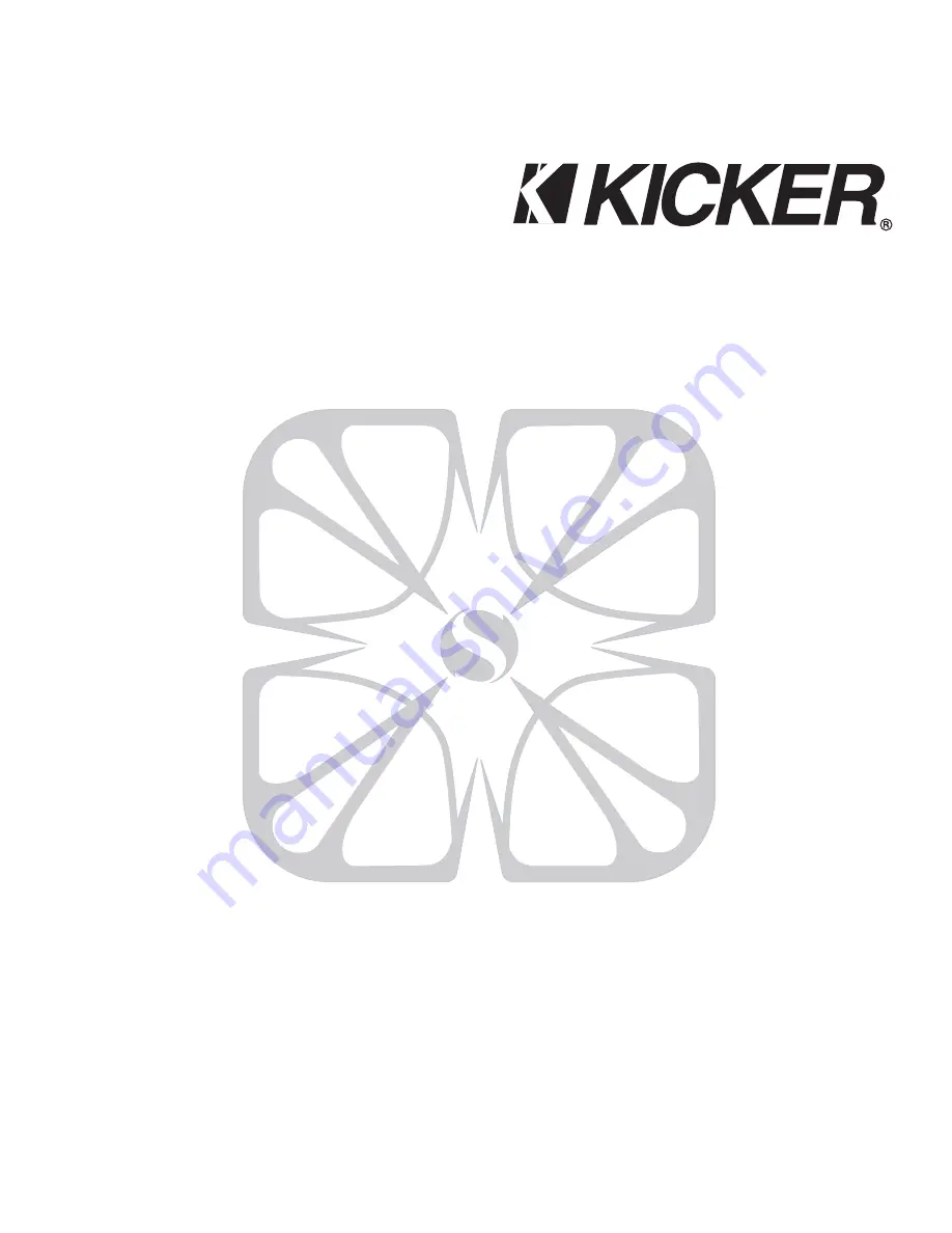 Kicker Solo-Baric L5 Technical Manual Download Page 1