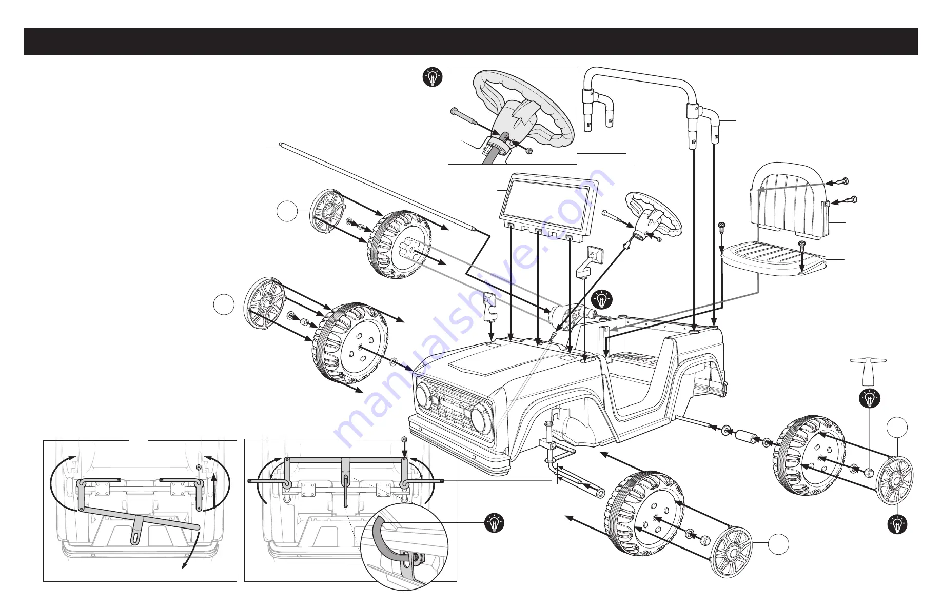 Kid Trax Toys Ford Bronco KT1505WM Owner'S Manual Download Page 4