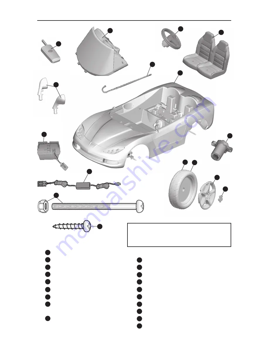 KID Trax Corvette C6 Скачать руководство пользователя страница 4