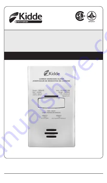 Kidde 900-0263CO-CA User Manual Download Page 1