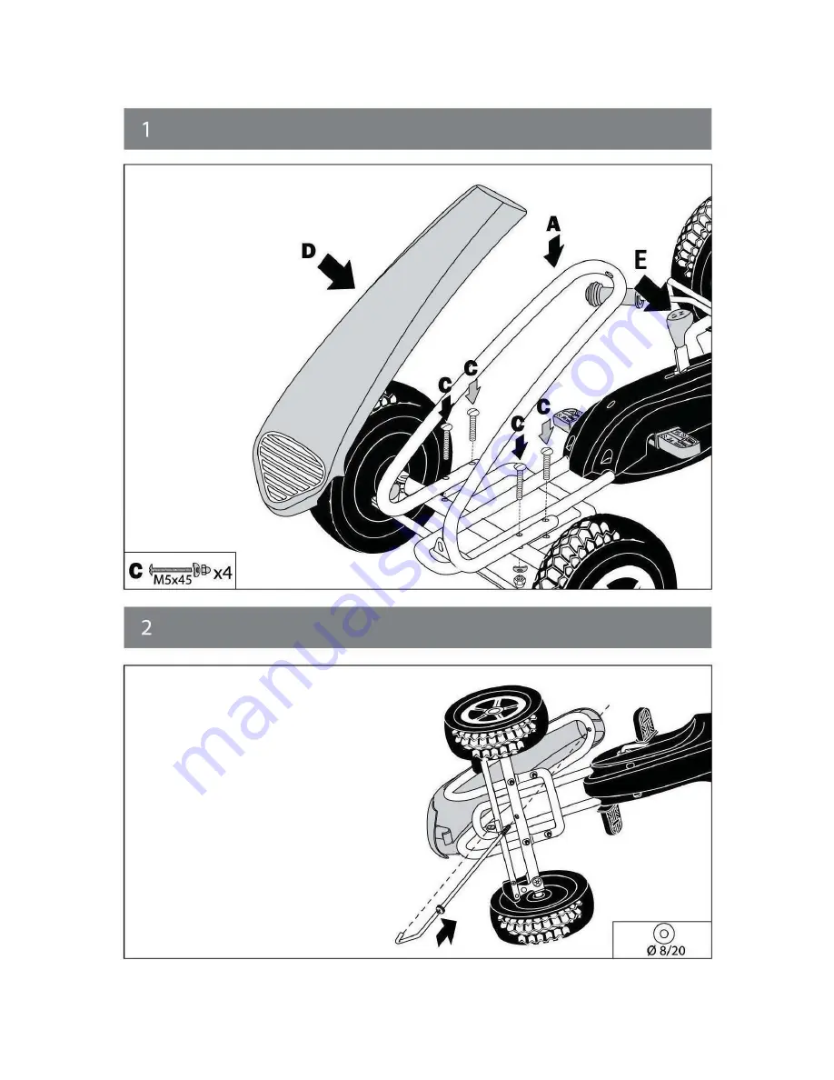 KIDDI-O Primo Pedal Car Скачать руководство пользователя страница 16