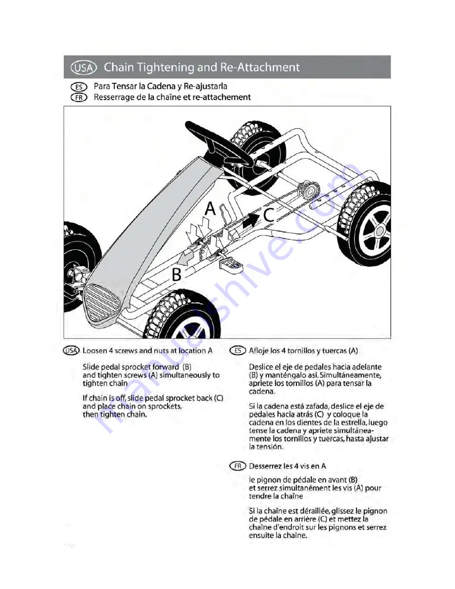 KIDDI-O Primo Pedal Car Assembly Instructions Manual Download Page 20