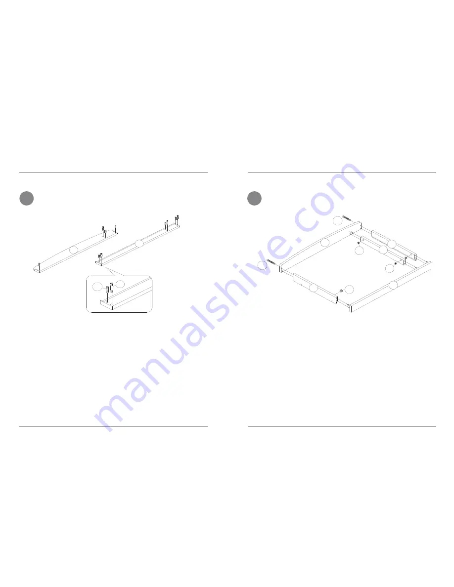 Kiddicare Jessica changer Assembly Instruction Manual Download Page 4