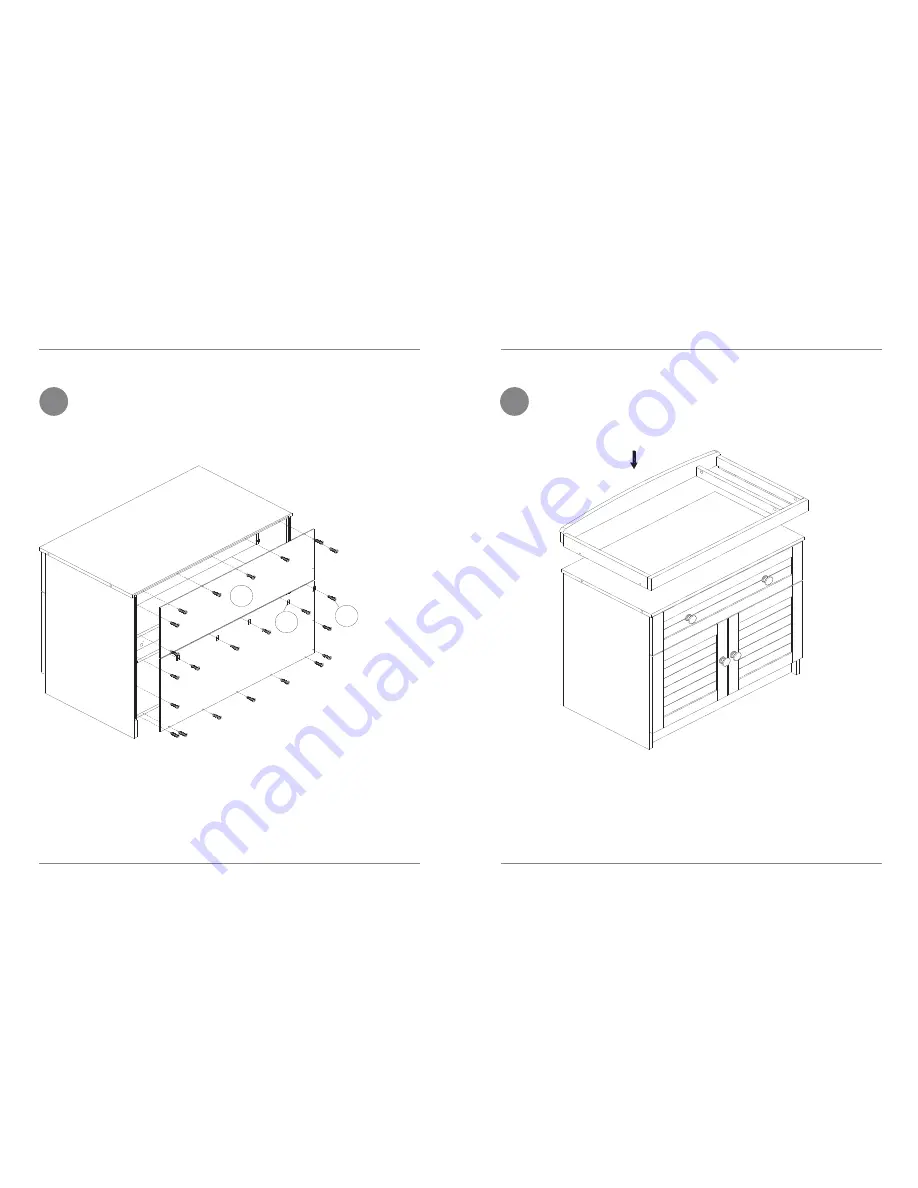 Kiddicare Jessica changer Assembly Instruction Manual Download Page 11