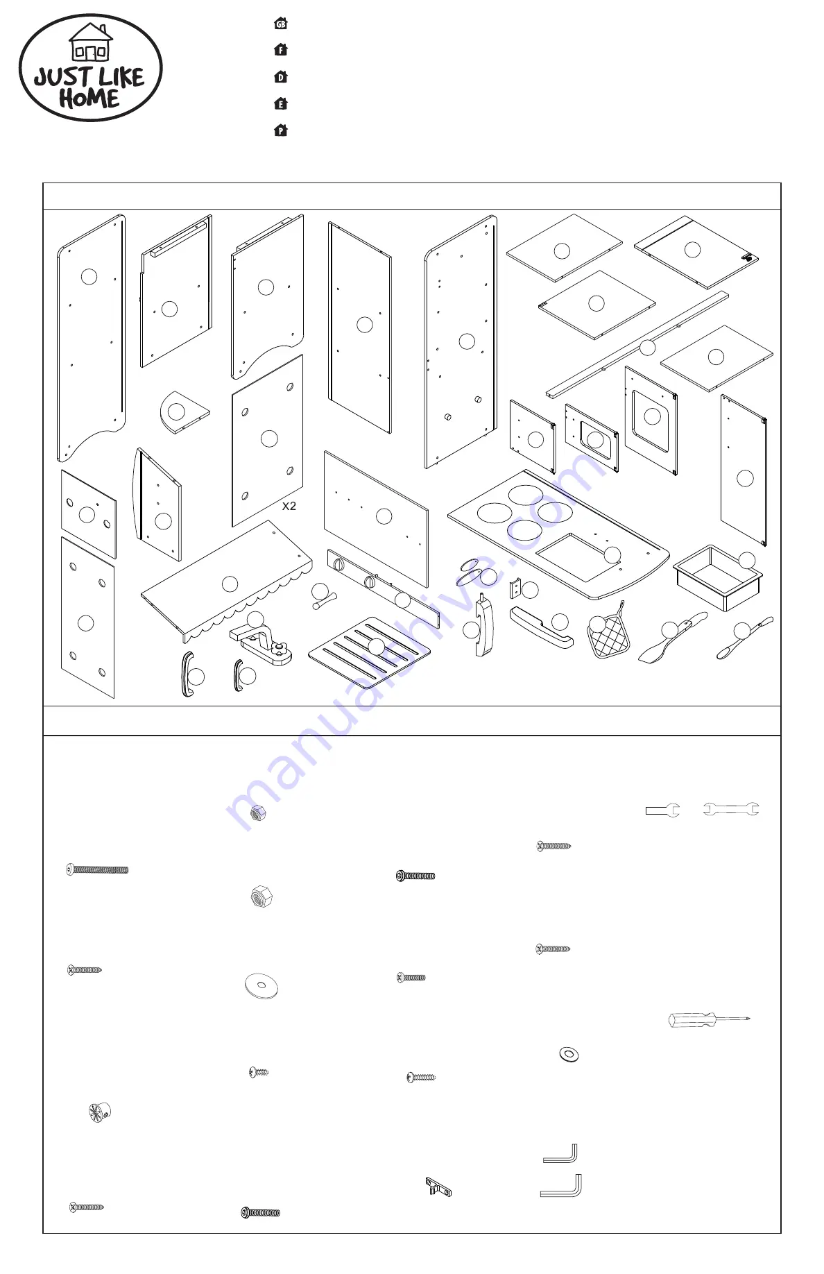 KidKraft 53112A Assembly Instructions Download Page 1