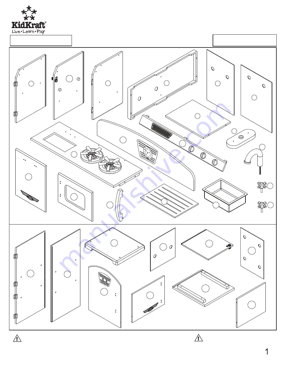 KidKraft 53160A Assembly Instructions Manual Download Page 1