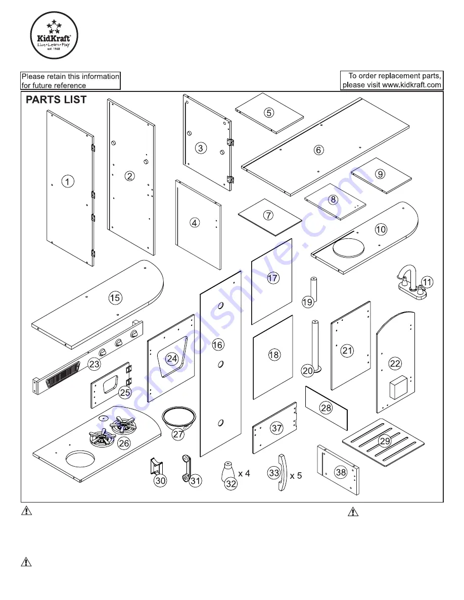 KidKraft 53179C Assembly Instructions Manual Download Page 1