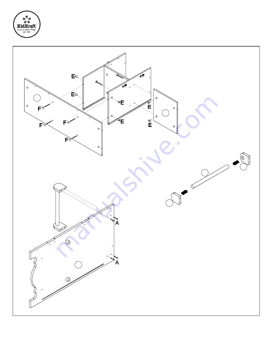 KidKraft 53222A Assembly Instructions Manual Download Page 7