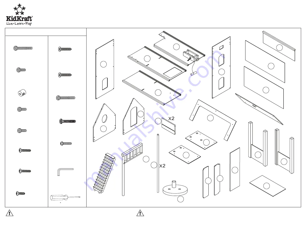 KidKraft 65037 Assembly Instructions Manual Download Page 1