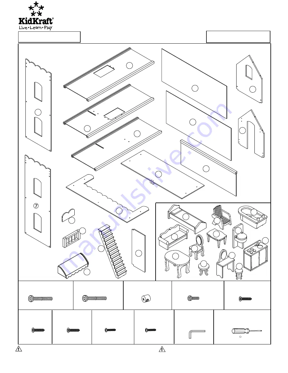 KidKraft 65088 Assembly Instructions Manual Download Page 1