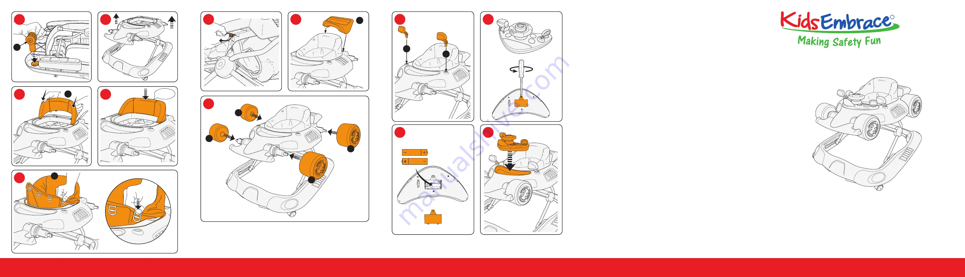 Kids Embrace Batman Instructions Manual Download Page 1