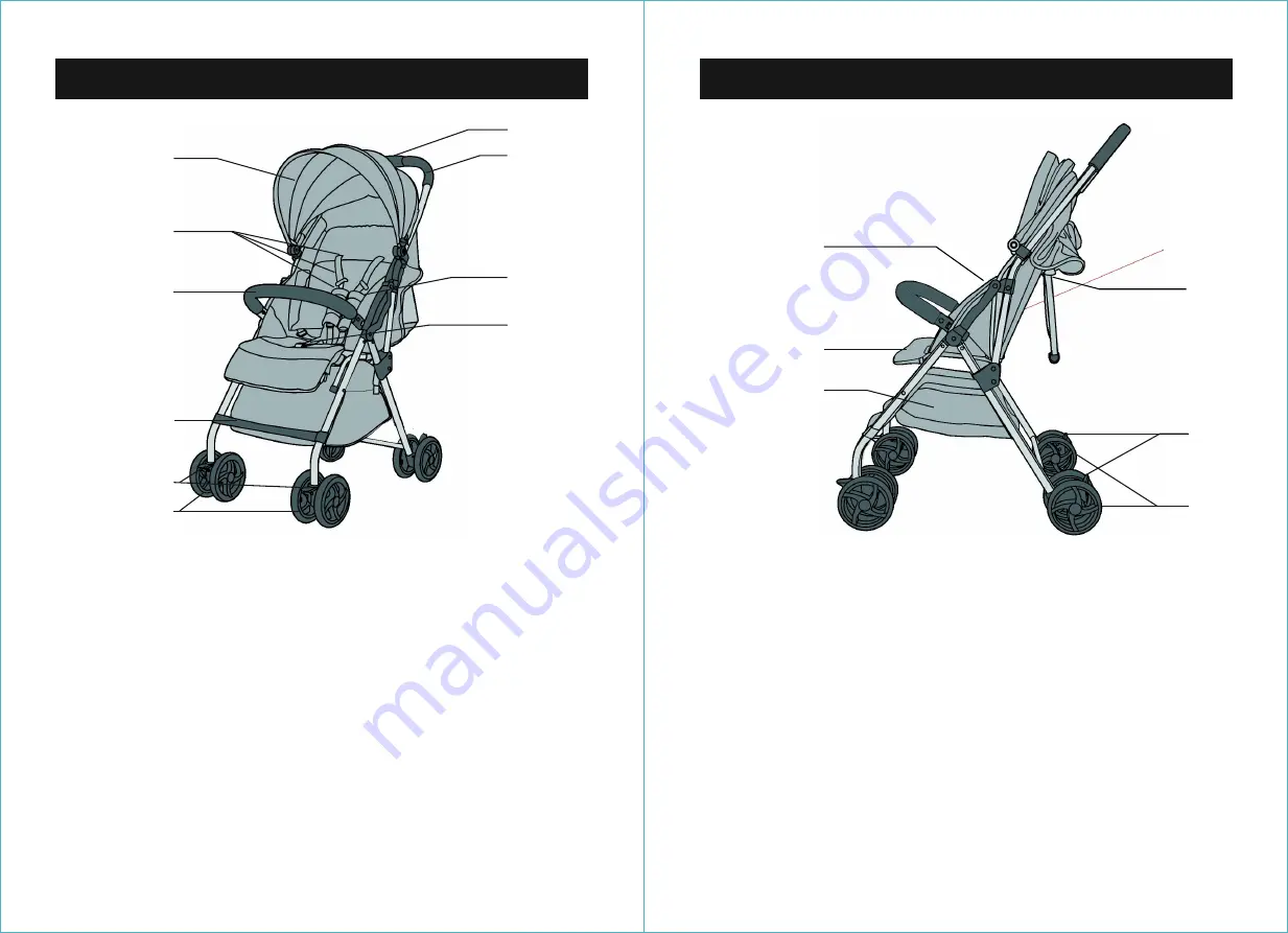 Kids Embrace Deluxe Light Weight Compact Stroller Owner'S Manual Download Page 5