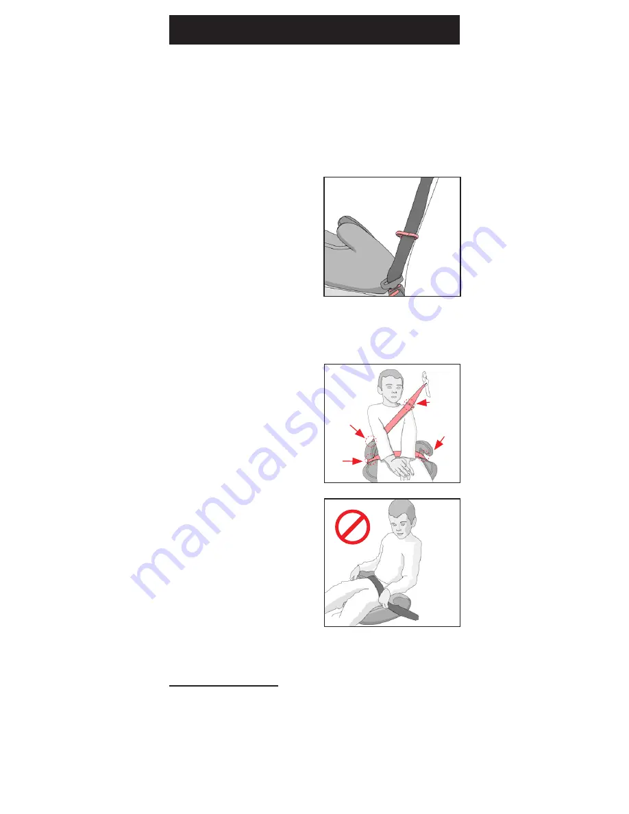 Kids Embrace TODDLER BOOSTER CAR SEAT Instruction Manual Download Page 14