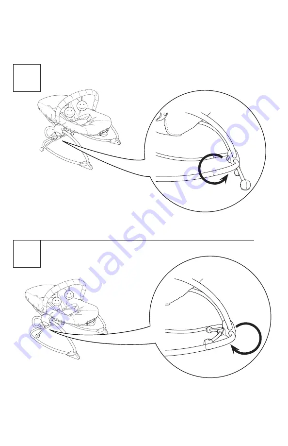 Kids II 10360-BS Assembly Instructions Manual Download Page 21