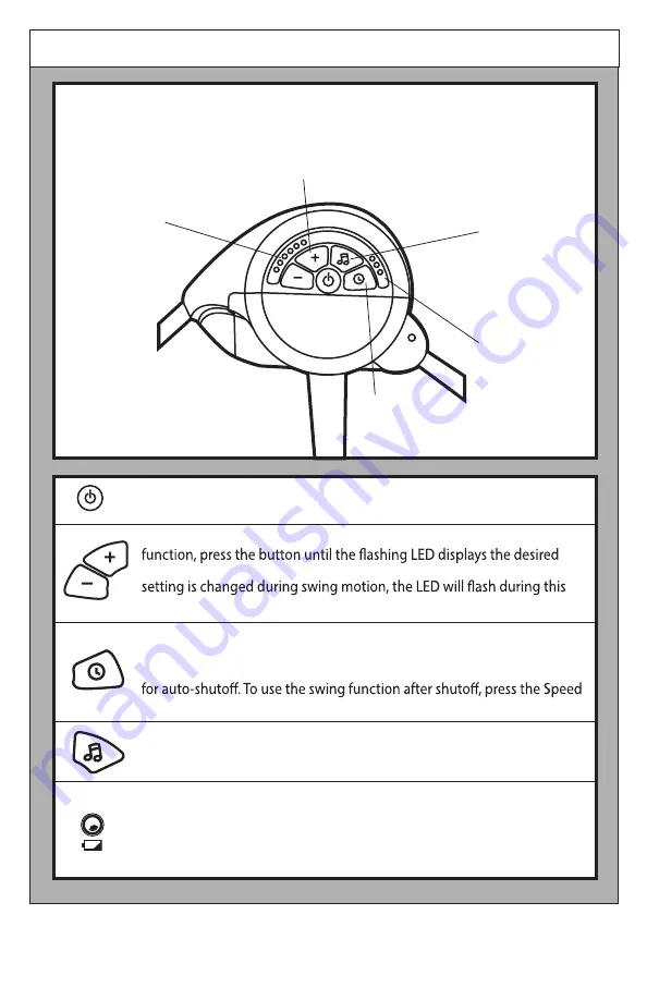 Kids II ingenuity Comfort 2 Go Portable Swing Audrey 11210 Manual Download Page 24