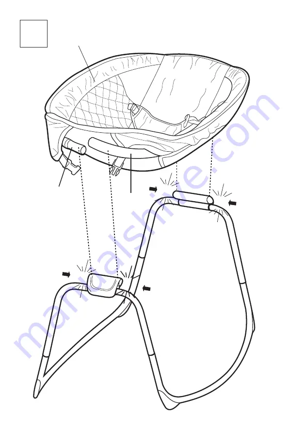 Kids II ingenuity Rock N' Soothe Sleeper Moxley 11063 Manual Download Page 11