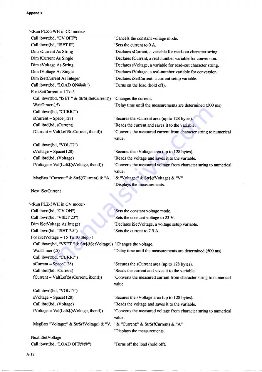 Kikusui PLZ-3WH Series Operation Manual Download Page 164