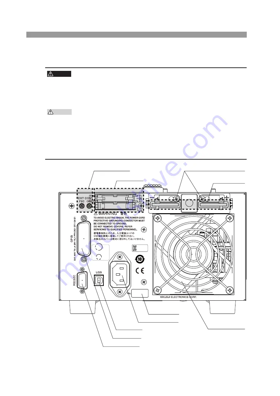 Kikusui PLZ1004W Скачать руководство пользователя страница 48