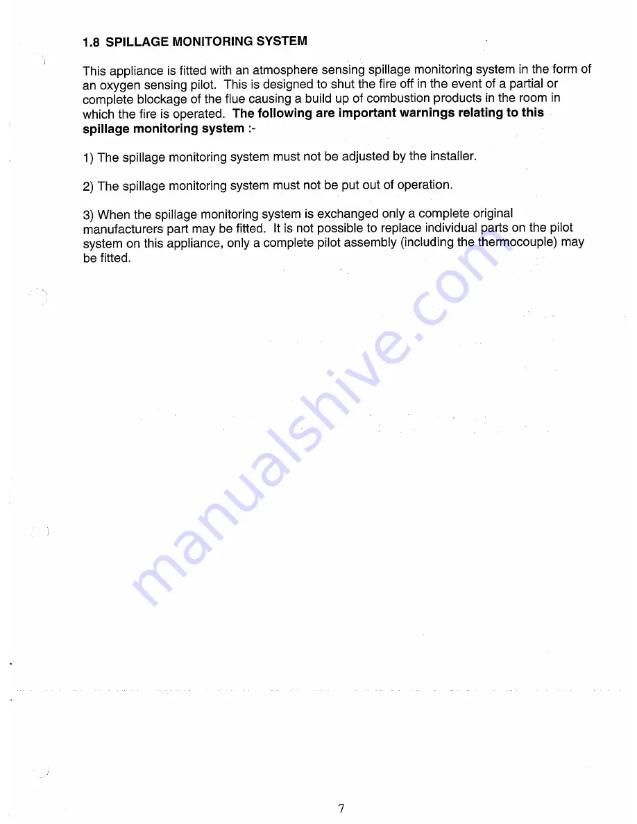 Kinder Kalahari MC Installation And Maintenance Instructions Manual Download Page 7