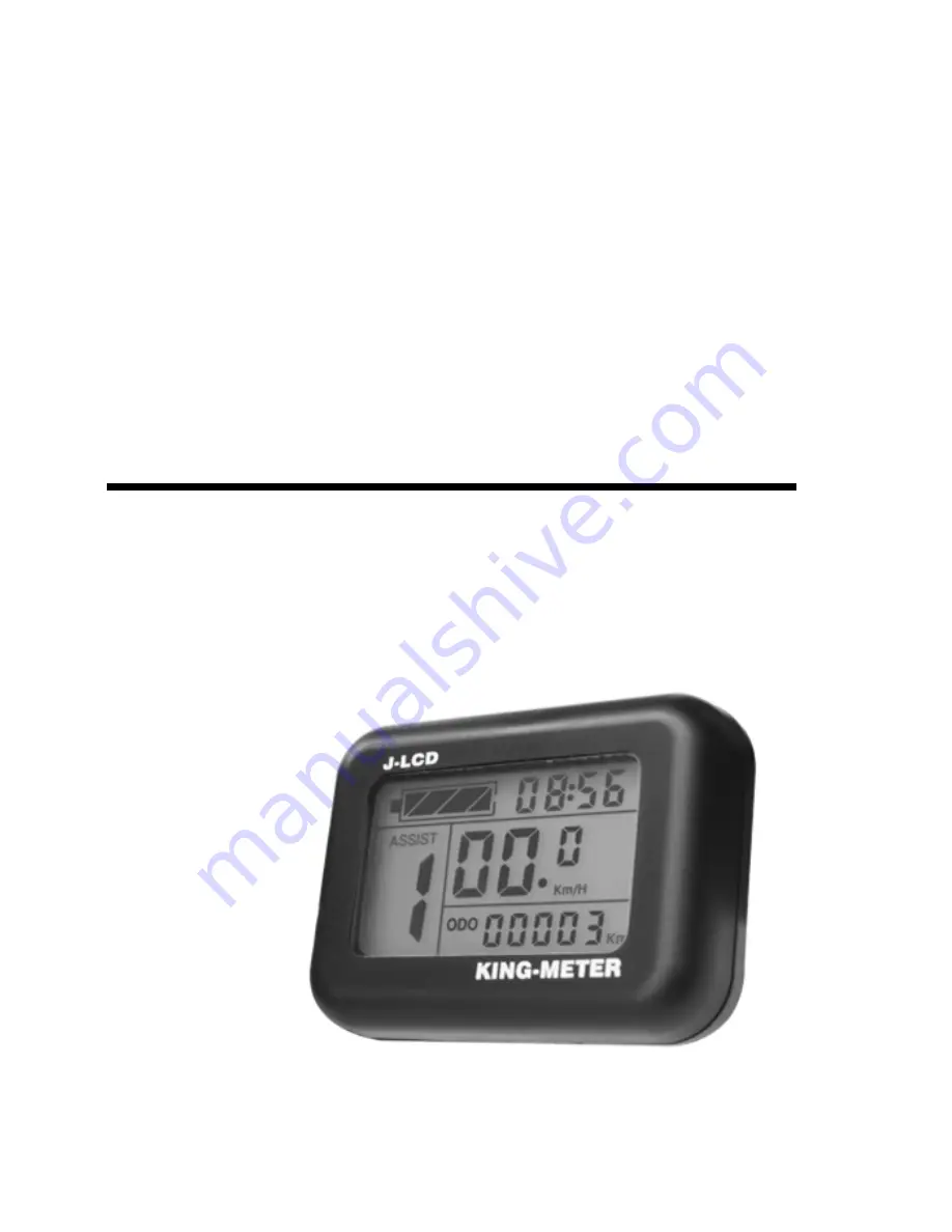 King-Meter J-LCD User Manual Download Page 1