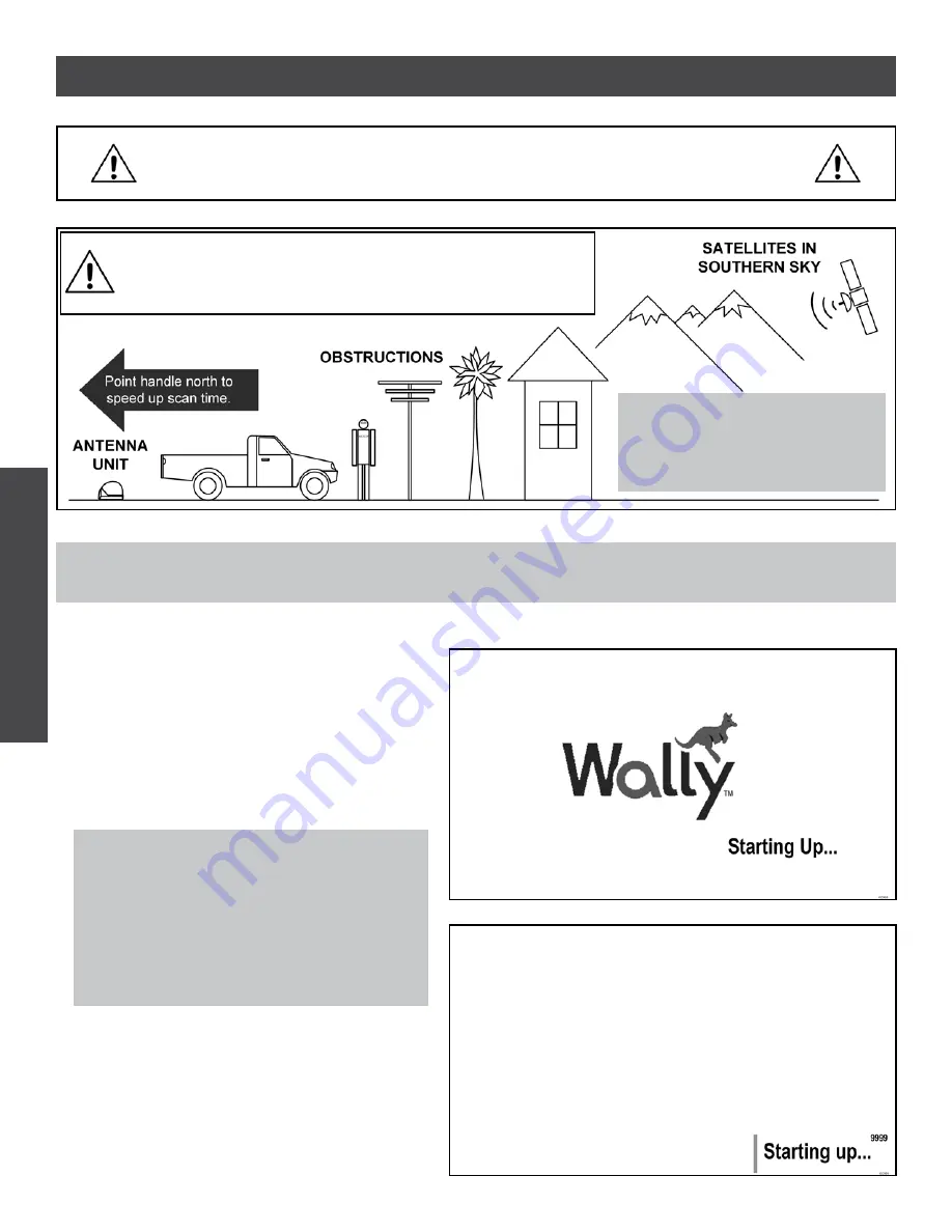 KING DISH Tailgater Pro VQ4900 Owner'S Manual Download Page 14