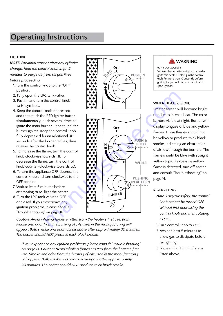 Kinger Home PPH-002BLK Instruction Manual Download Page 11