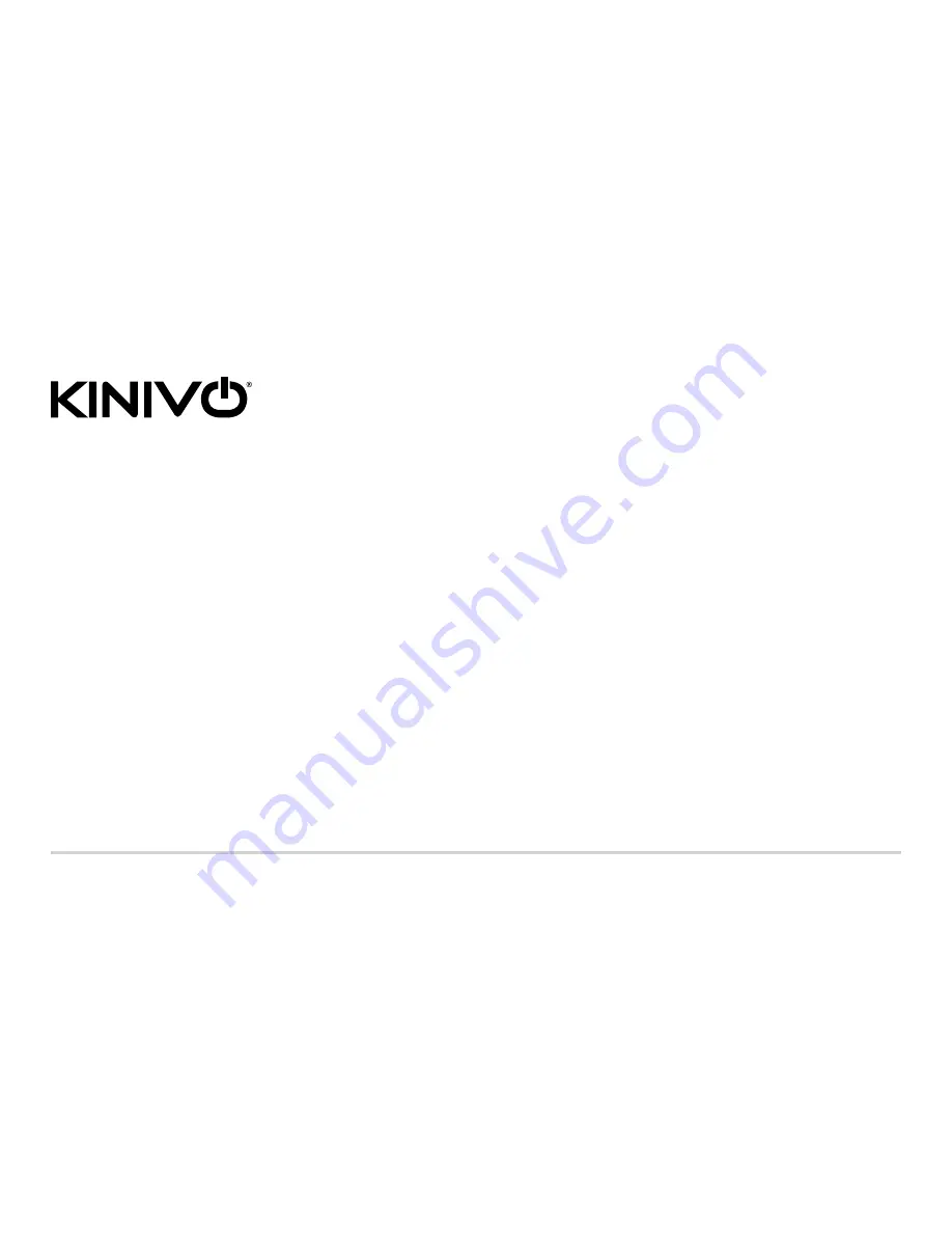 Kinivo BTX350 User Manual Download Page 1