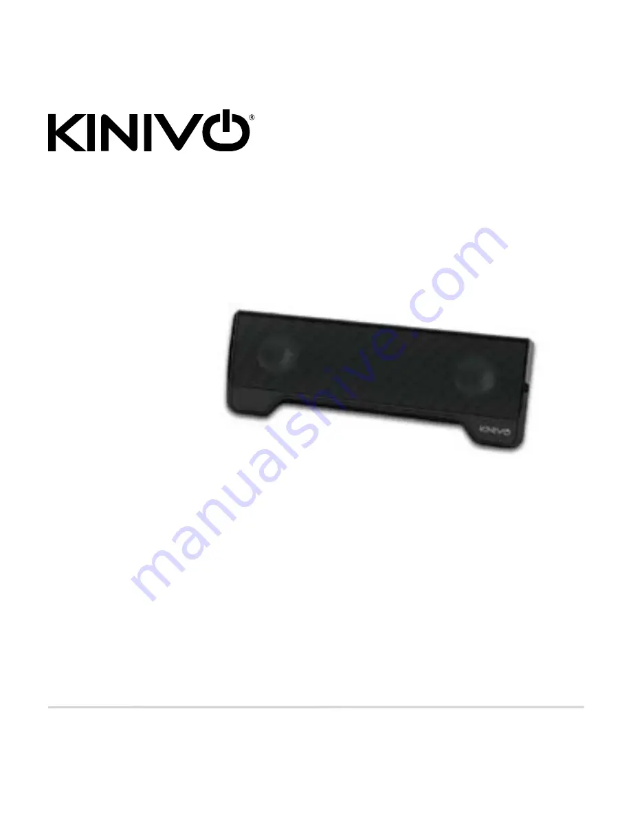 Kinivo LS210 User Manual Download Page 1