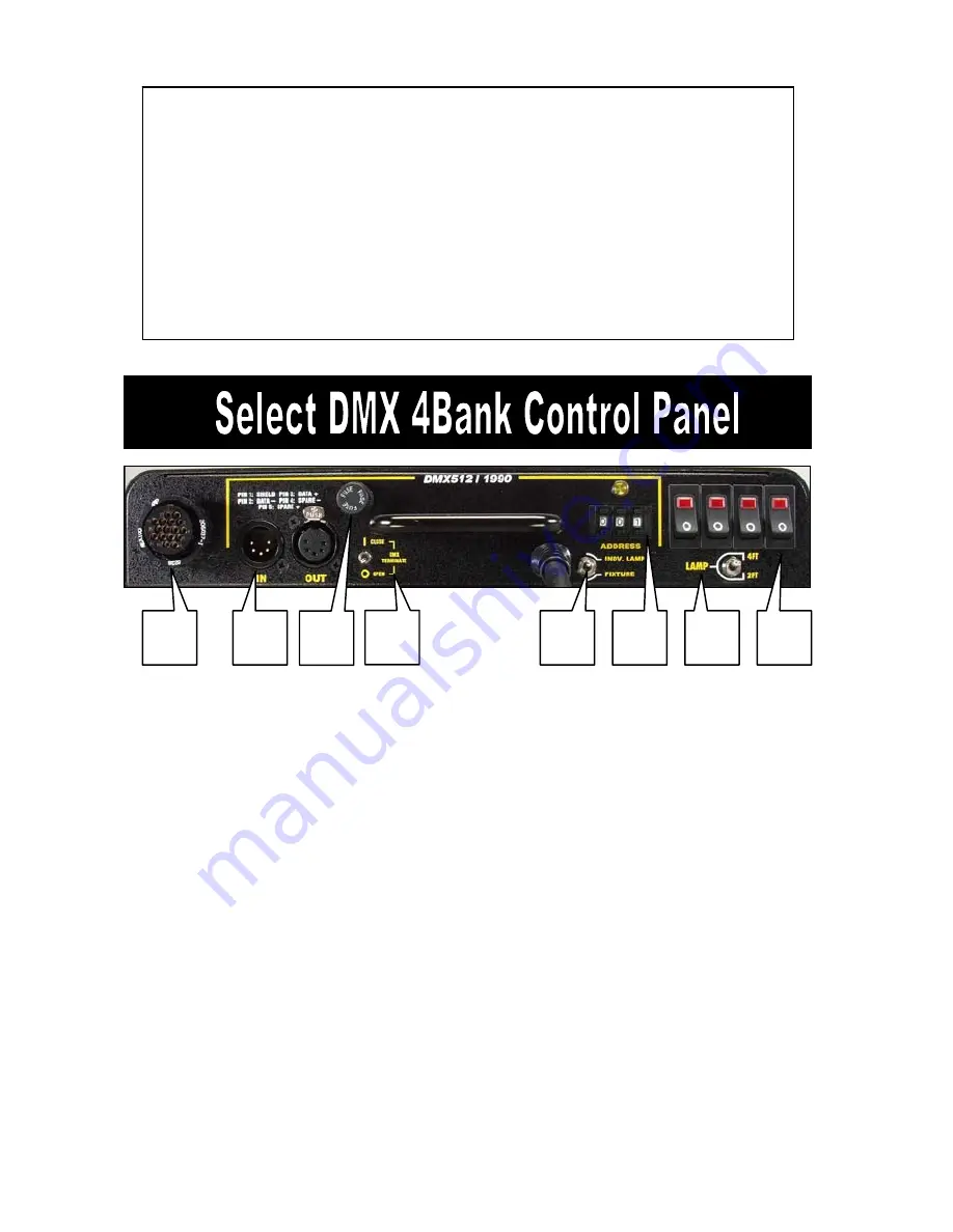 Kino Flo Select DMX 4Bank Скачать руководство пользователя страница 9