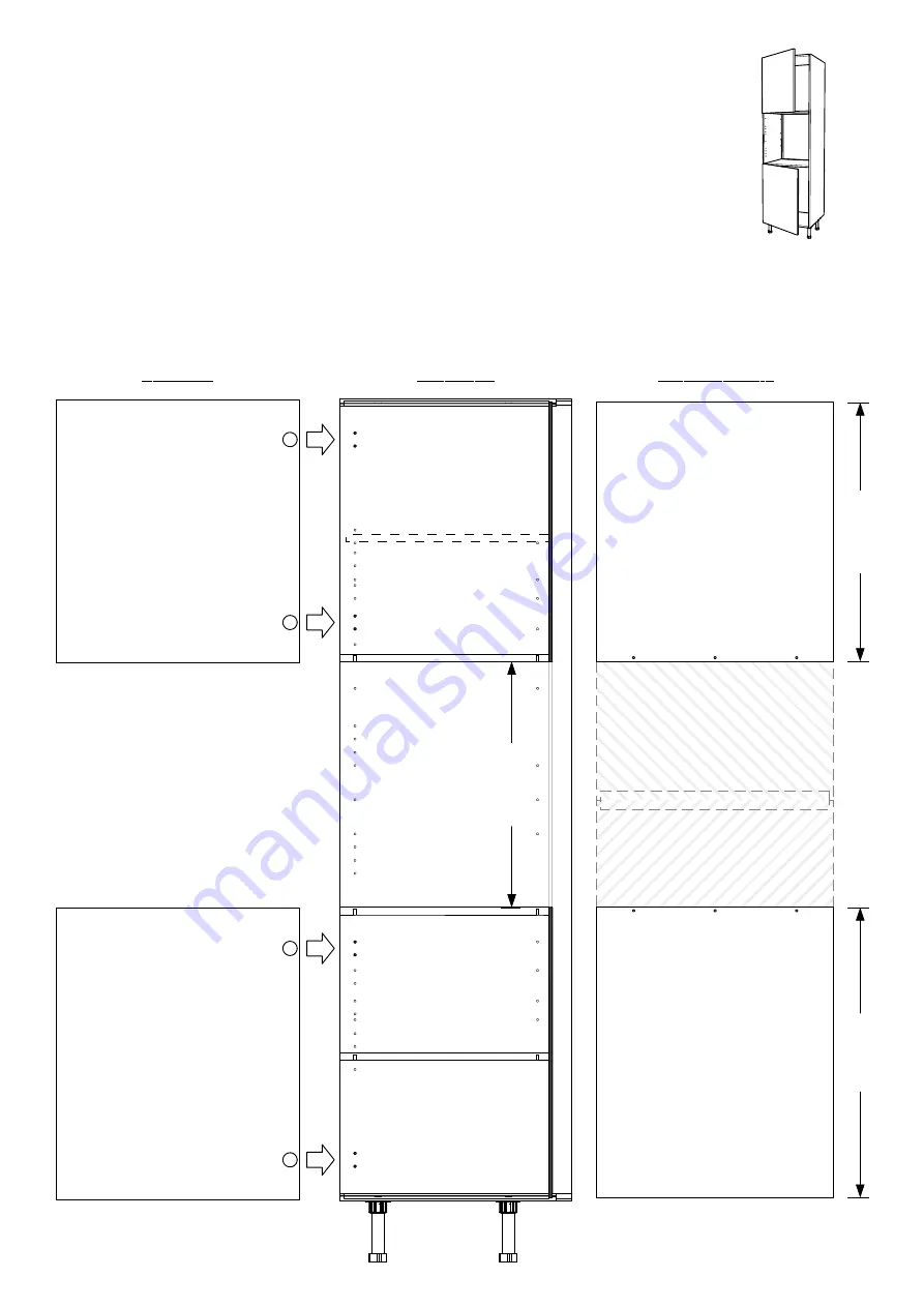 KITCHEN KIT 600 Double Oven Housing Скачать руководство пользователя страница 5