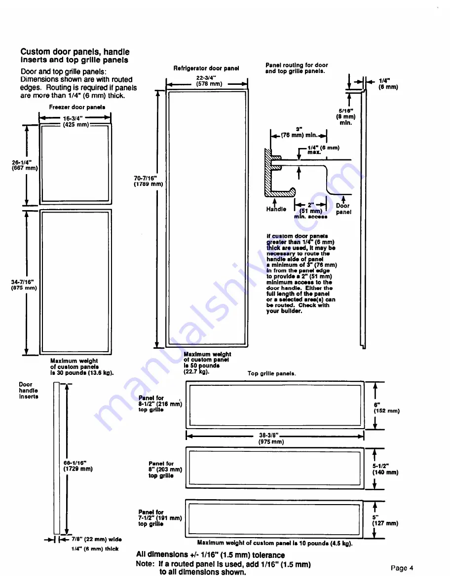 KitchenAid 4KSRF42DT Скачать руководство пользователя страница 5