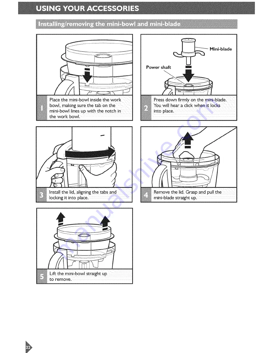 KitchenAid 5KFP1644ACA0 Instructions Manual Download Page 22