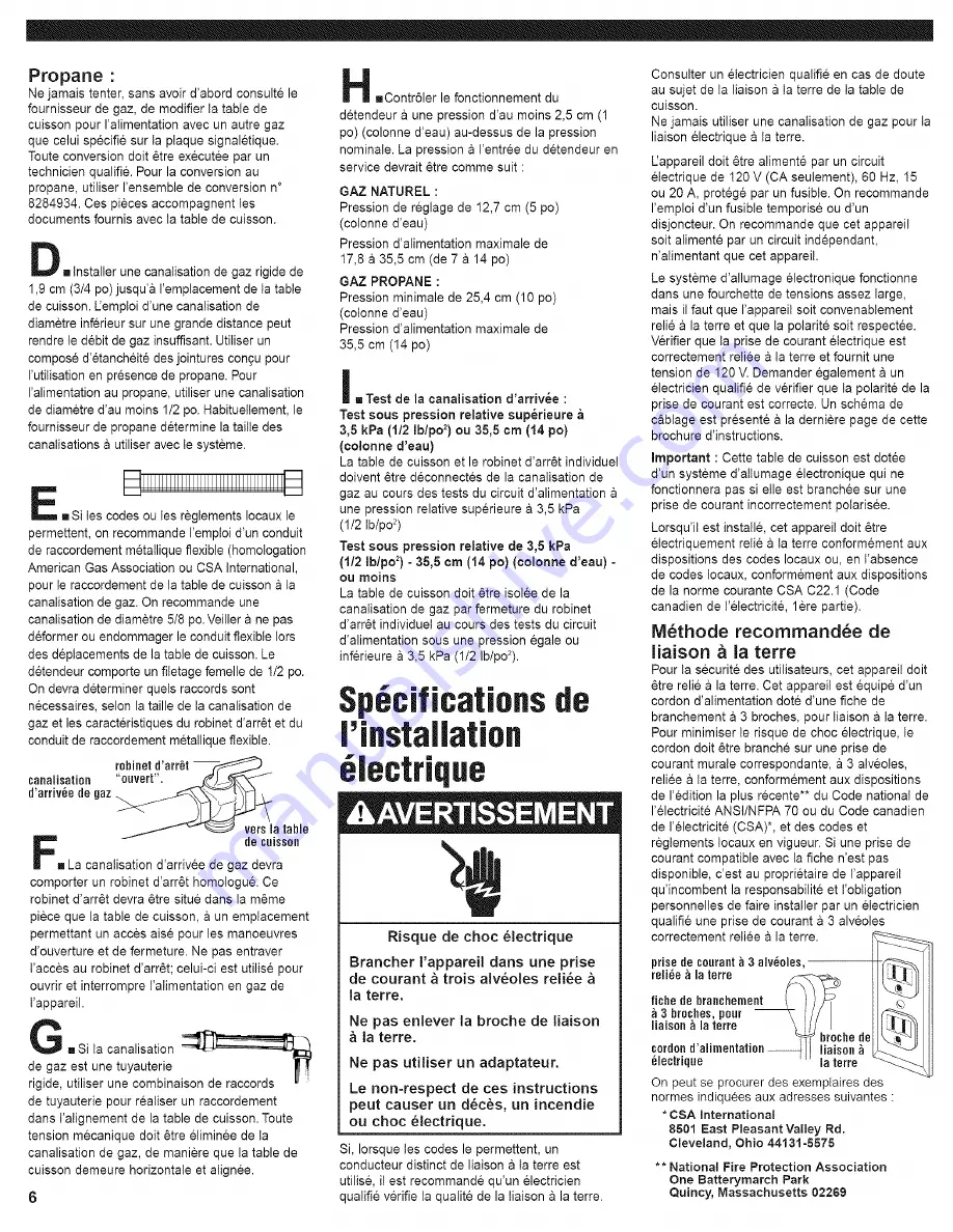 KitchenAid Architect K6CP462K Installation Instructions Manual Download Page 18