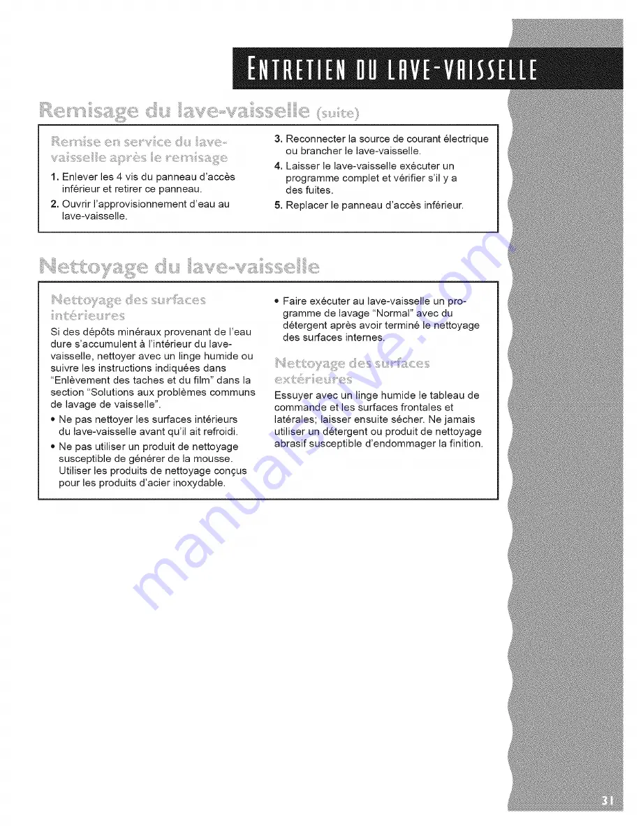 KitchenAid Architect Use & Care Manual Download Page 67