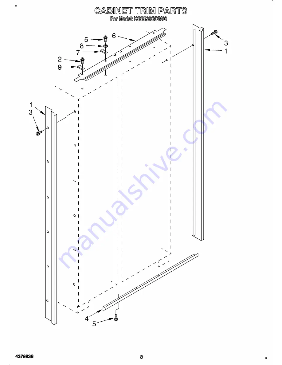 KitchenAid FOR THE WAY IT'S MADE KSSS36QDW00 Скачать руководство пользователя страница 3