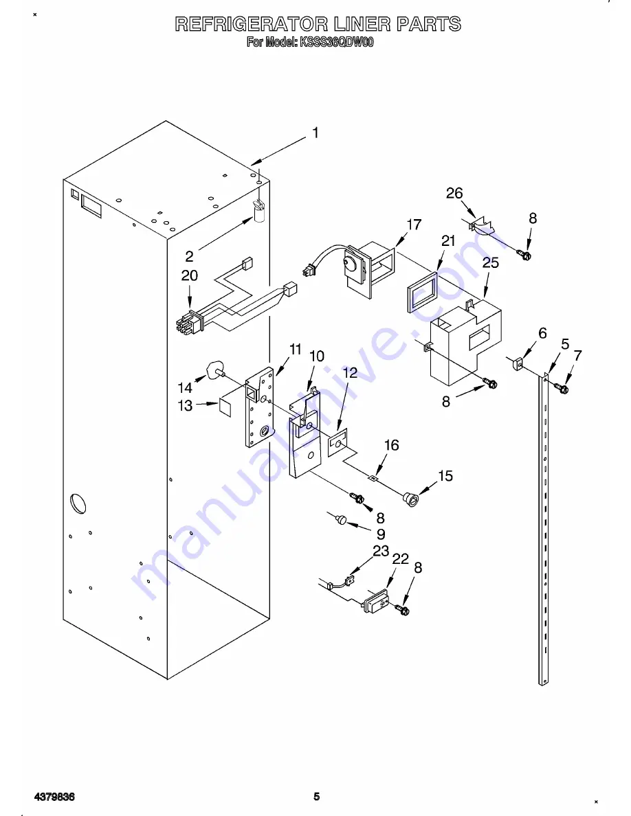 KitchenAid FOR THE WAY IT'S MADE KSSS36QDW00 Скачать руководство пользователя страница 7