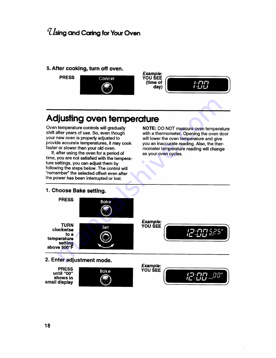 KitchenAid FOR THE WAY THAT IT'S MADE KEDC205Y Use And Care Manual Download Page 18