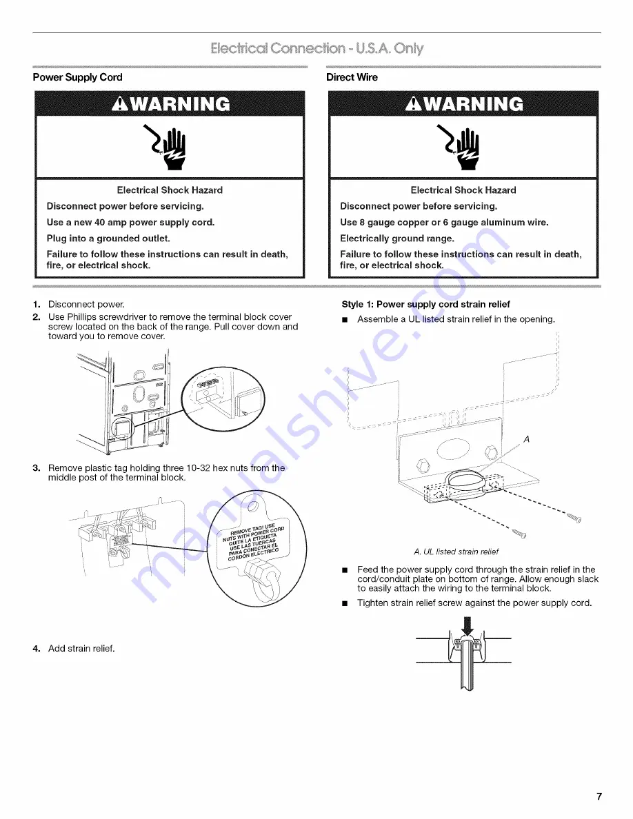 KitchenAid GGE3 Installation Instructions Manual Download Page 7