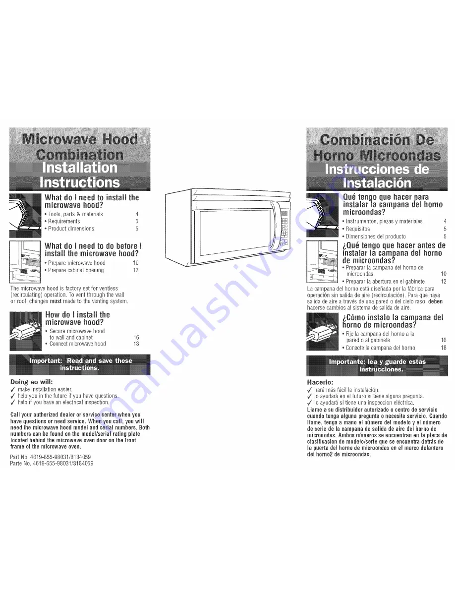 KitchenAid GH51 Installation Instructions Manual Download Page 1