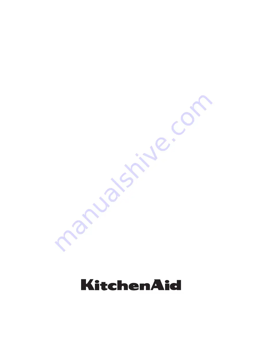 KitchenAid Instructions for use Instructions For Use Manual Download Page 1