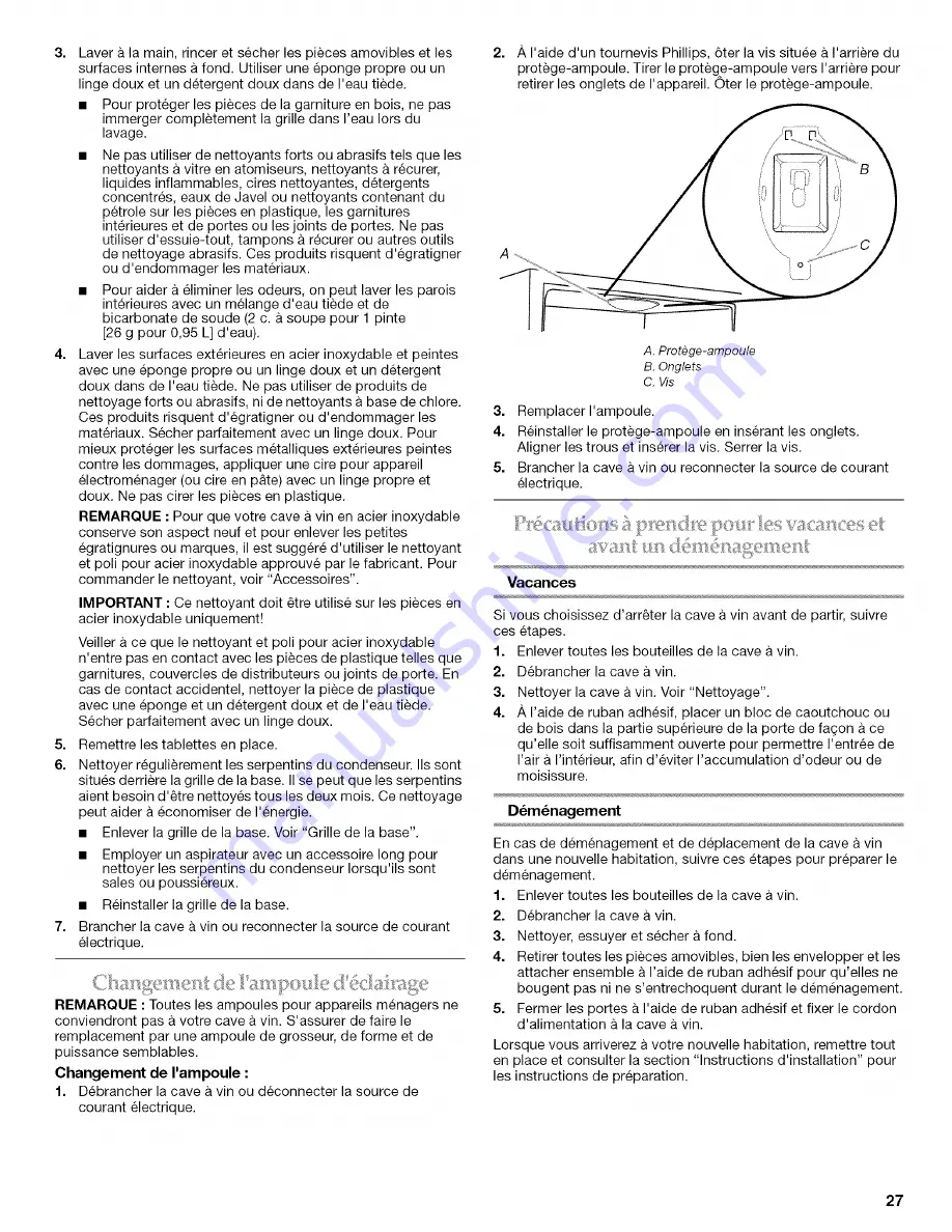 KitchenAid JUW248LWRS00 Скачать руководство пользователя страница 27