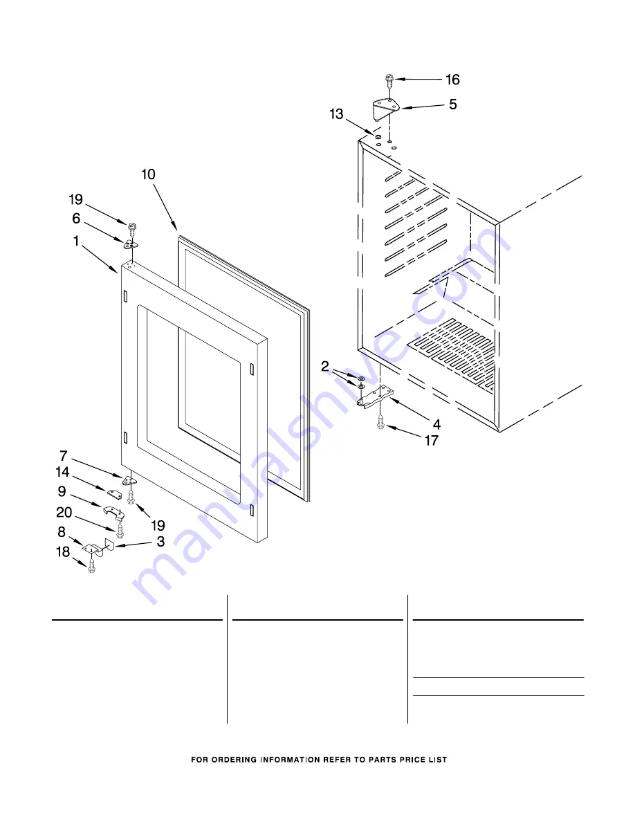 KitchenAid KBCO24LSBX01 Parts List Download Page 4