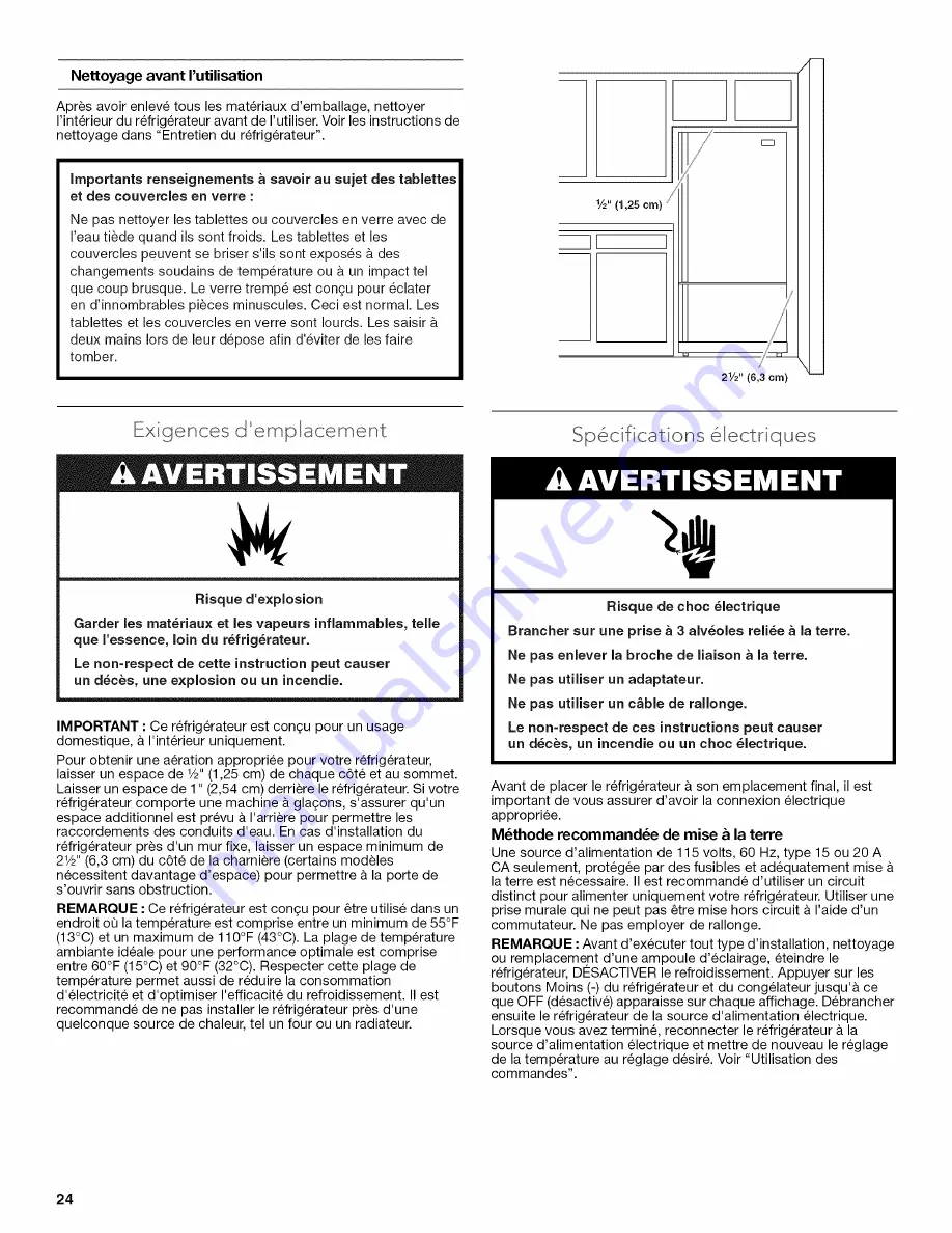 KitchenAid KBFS20ECBL00 User Instructions Download Page 24