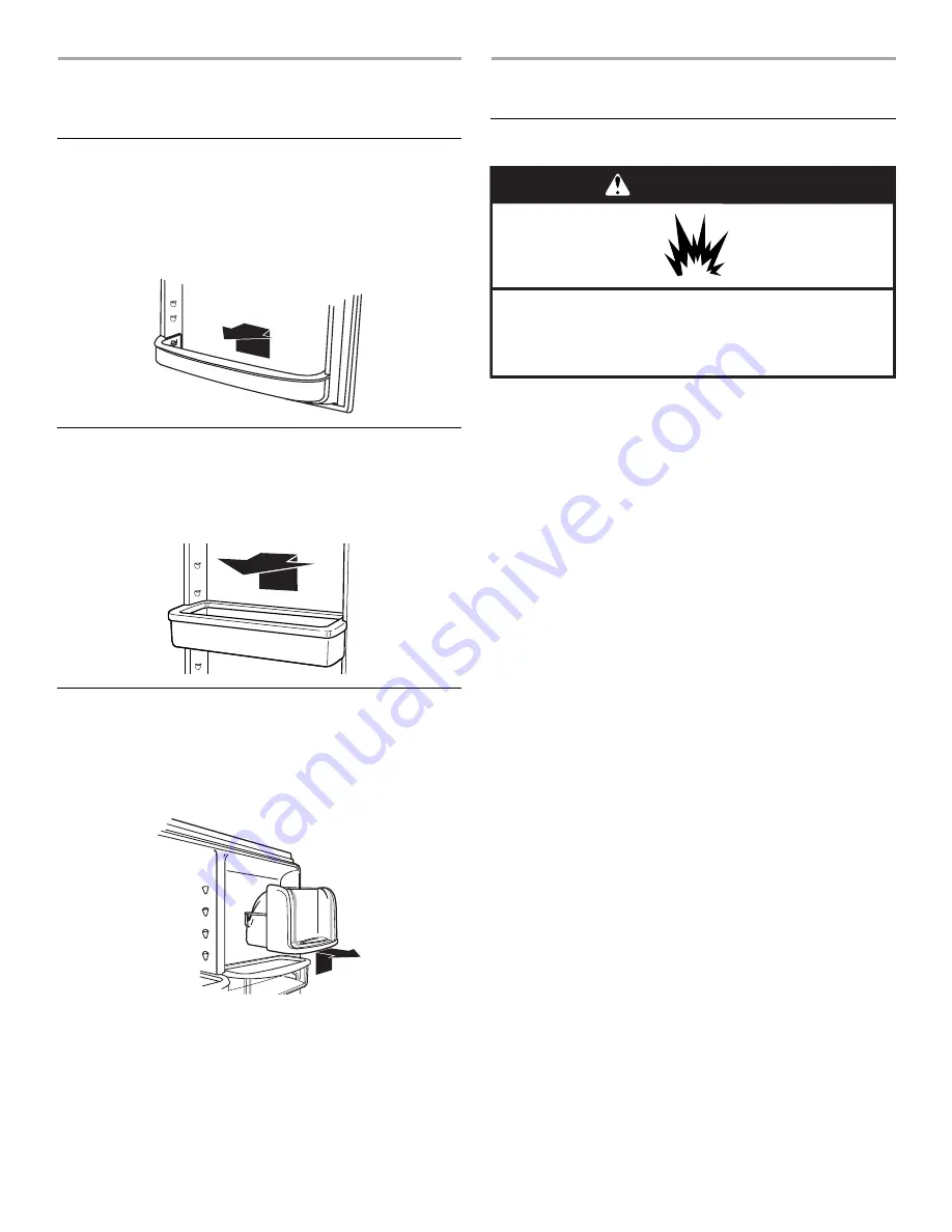 KitchenAid KBFS20ET Use And Care Manual Download Page 17