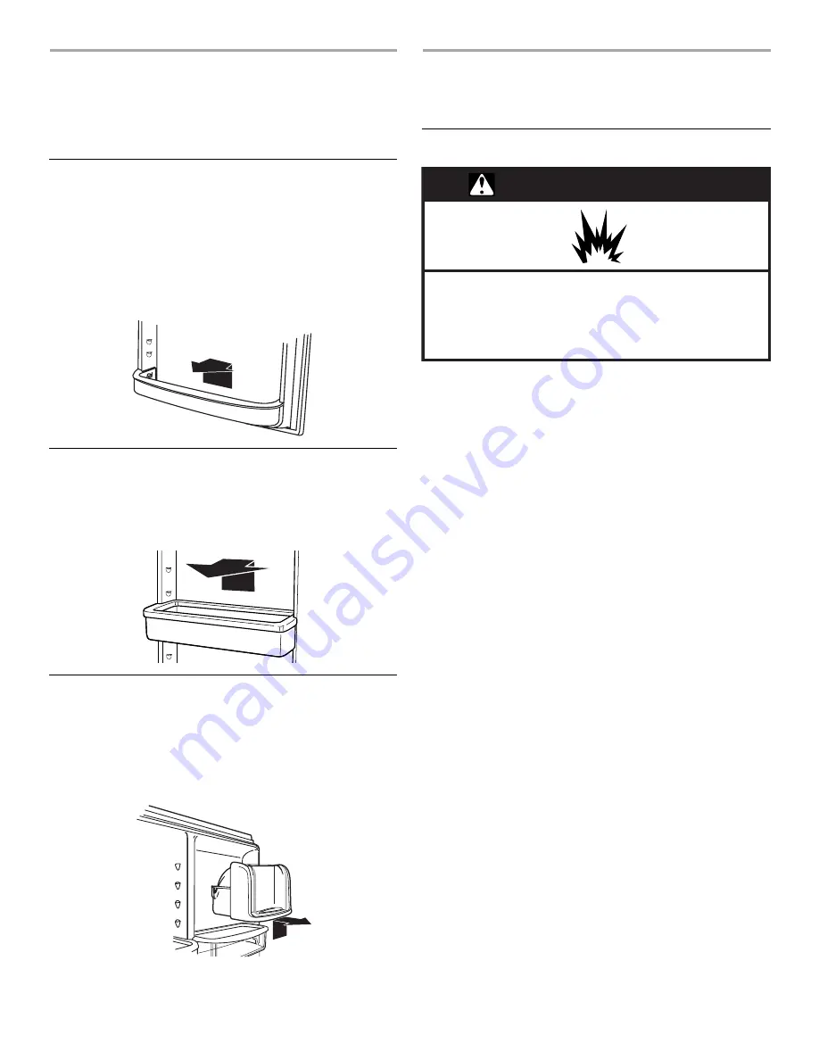 KitchenAid KBFS20ET Use And Care Manual Download Page 40