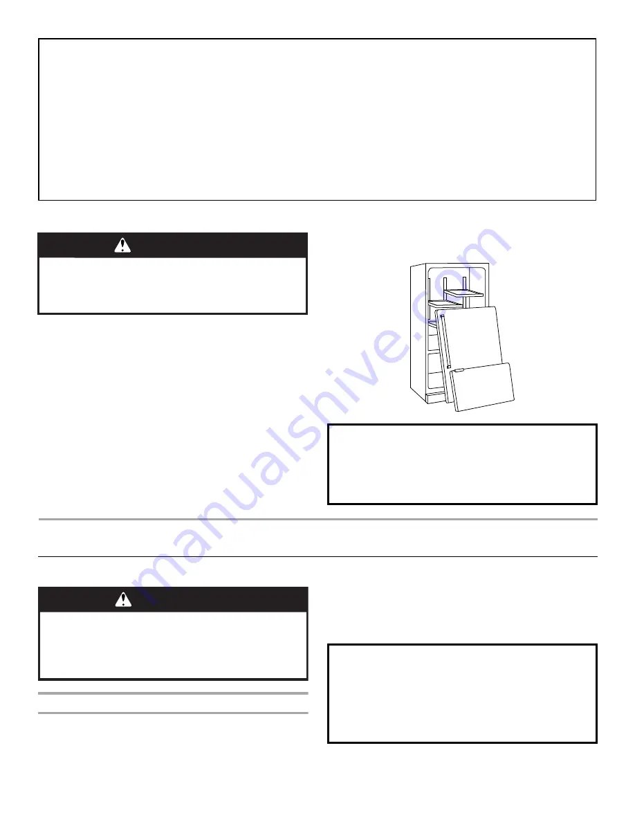 KitchenAid KBFS20EVBL - 19.7 cu. Ft. Bottom Mount Refrigerator User Instructions Download Page 2