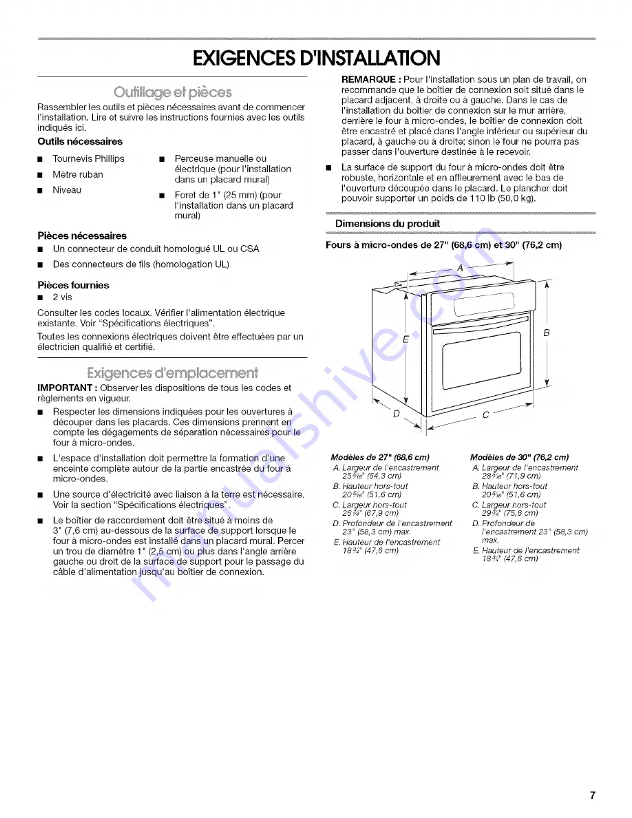 KitchenAid KBHS109SSS00 Скачать руководство пользователя страница 7