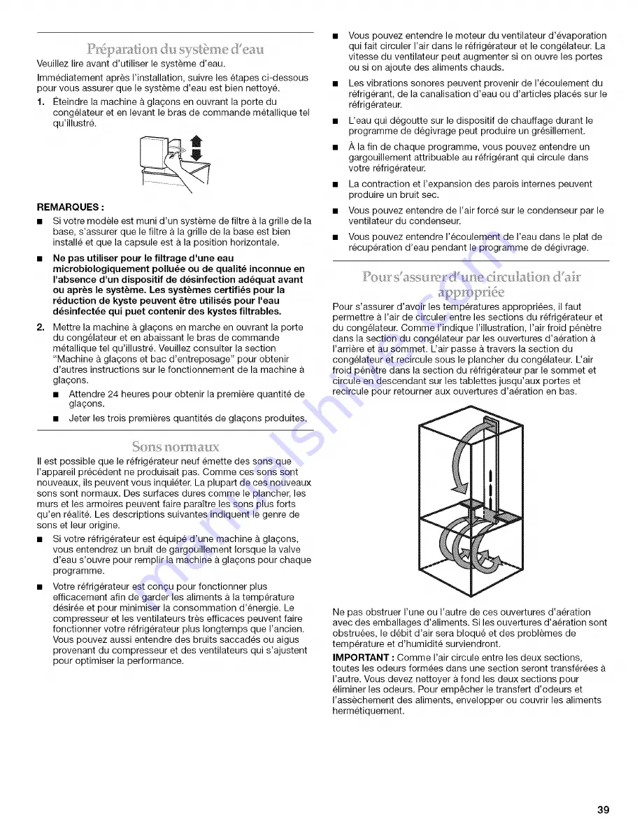 KitchenAid KBLC36FMS02 Use & Care Manual Download Page 39